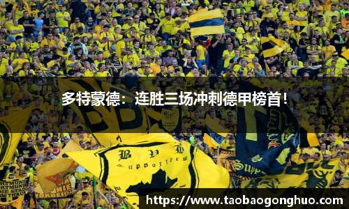 多特蒙德：连胜三场冲刺德甲榜首！