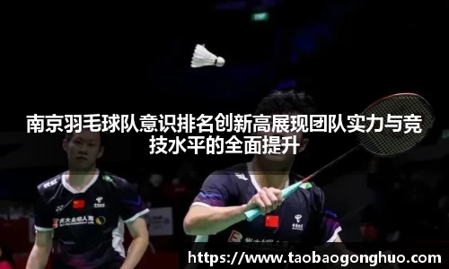 南京羽毛球队意识排名创新高展现团队实力与竞技水平的全面提升