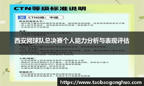西安网球队总决赛个人能力分析与表现评估